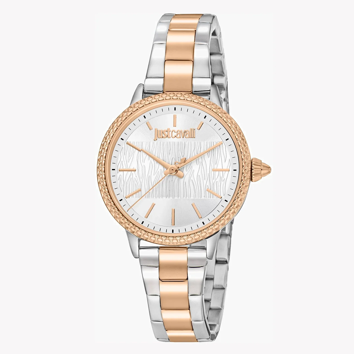 MONTRE JUST CAVALI FEMME SIMPLE ACIER